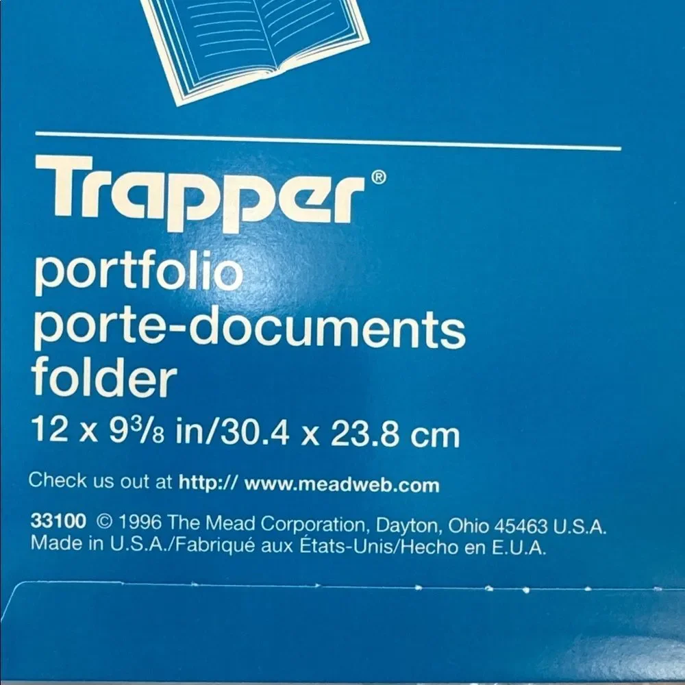 Mead Vintage Trapper Keeper Portfolio 2 Pocket 3 Hole Folder Set of 6 U.S.A Made